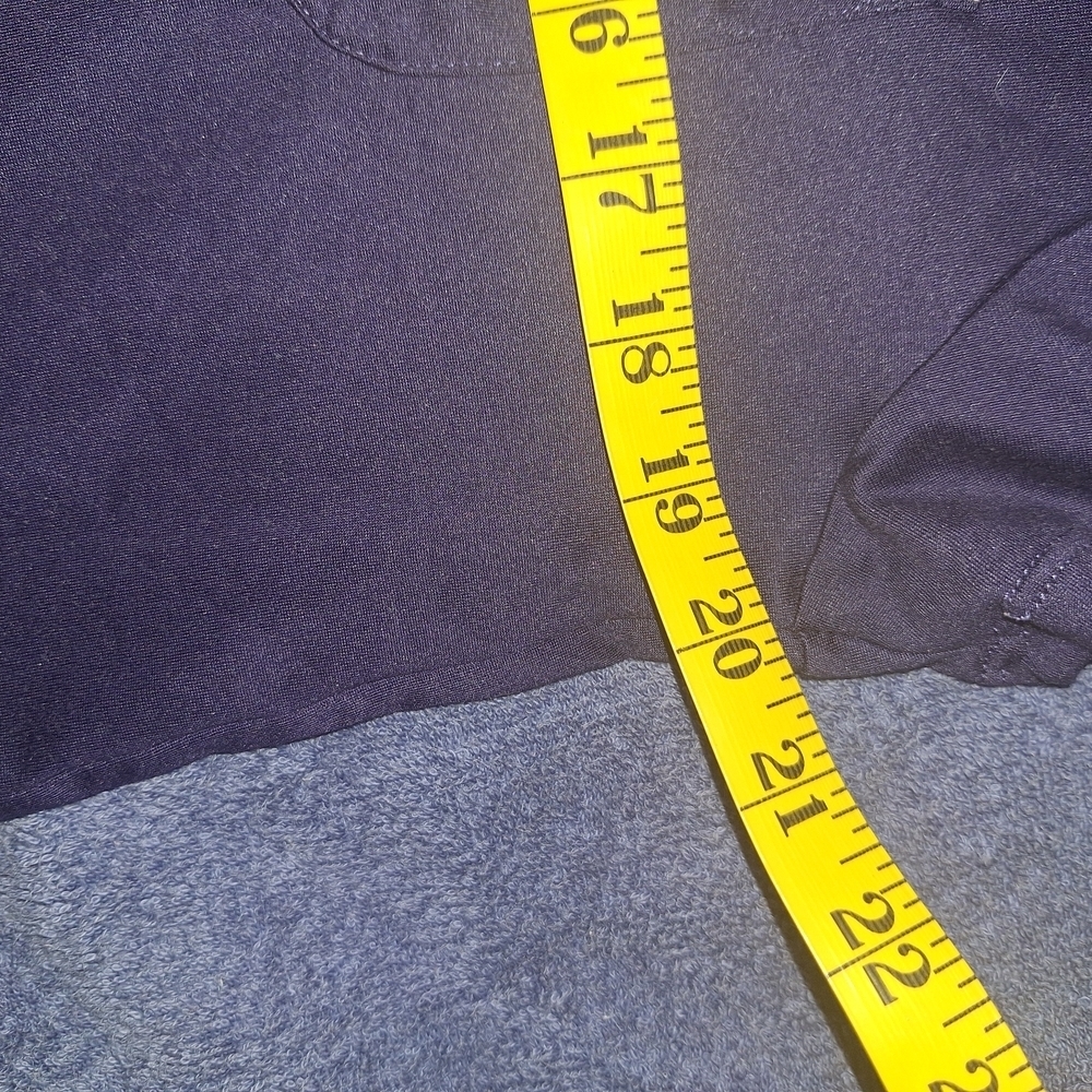 Jane Bleecker Deep Blue T-Shirt Medium - Picture 2 of 4